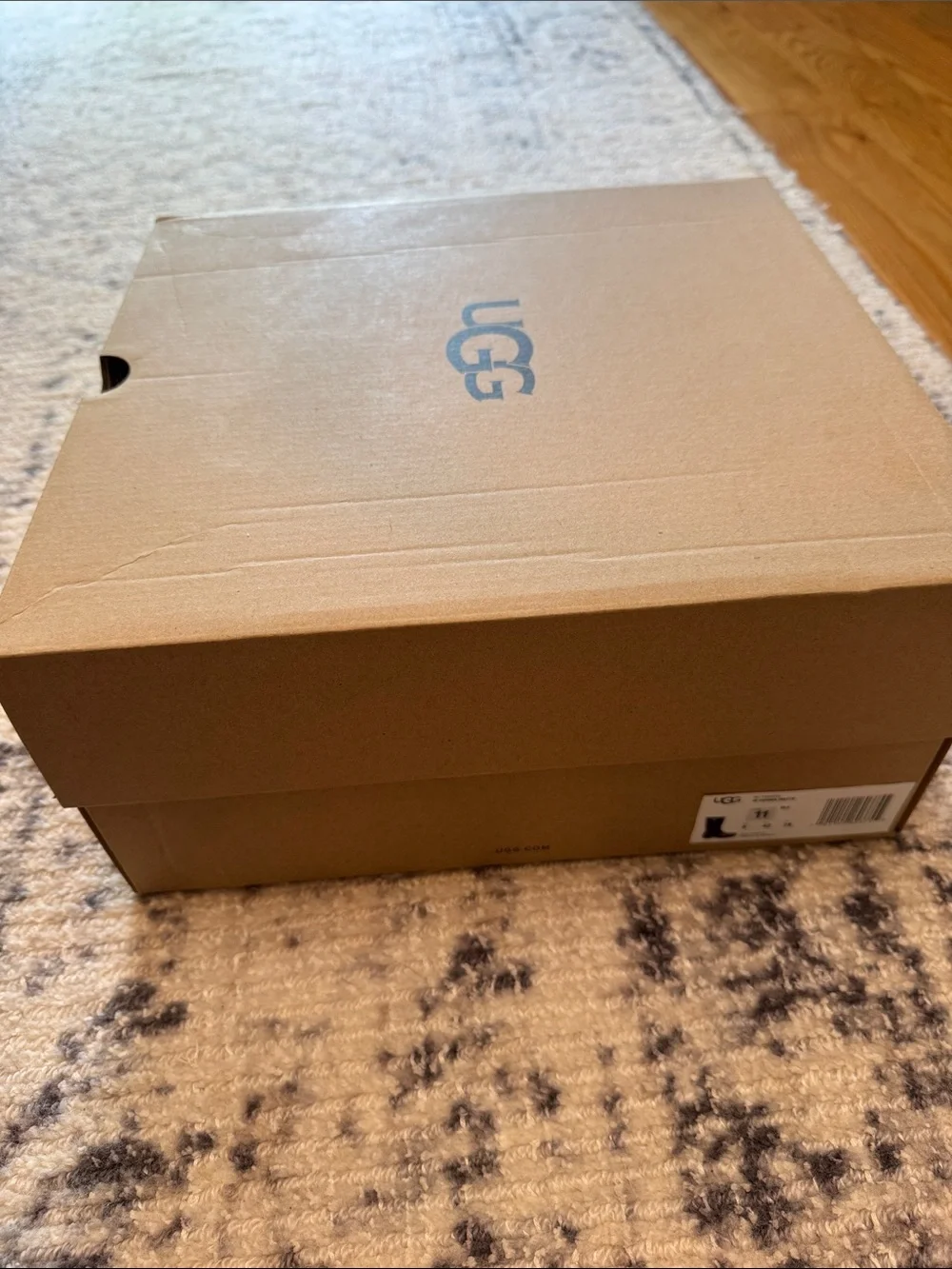 NWT Ugg Matte Black Rain Boot Sz 11
